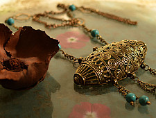 प्रभा ✺ Brass Necklace { 3 }
